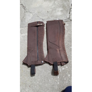 Mini Chaps synthétiques marron