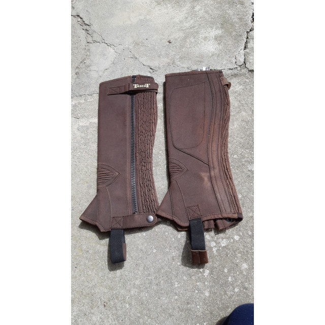 Mini Chaps synthétiques marron
