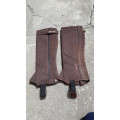 Mini Chaps synthétiques marron