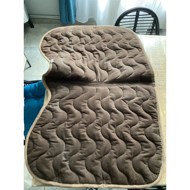 Tapis de selle Equitheme Polyfun marron