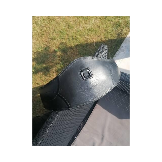 Sangle en cuir noir bates 125 cm