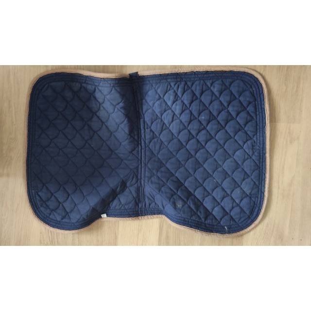 Ensemble tapis+bonnet equiteme bleu