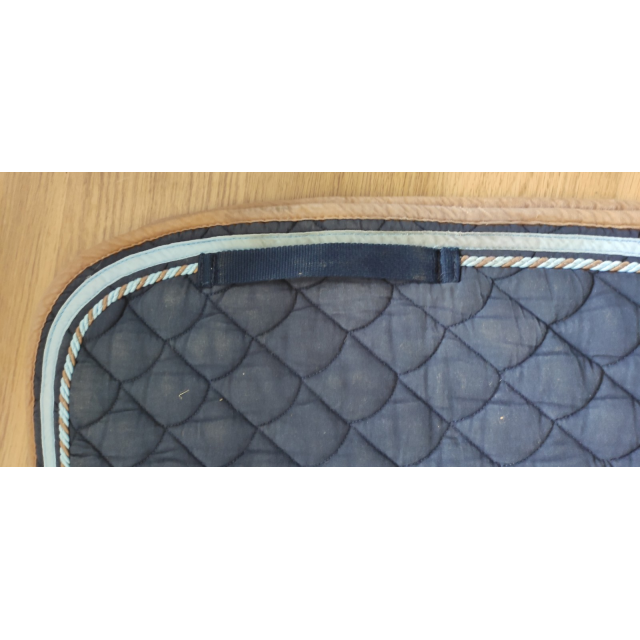 Ensemble tapis+bonnet equiteme bleu