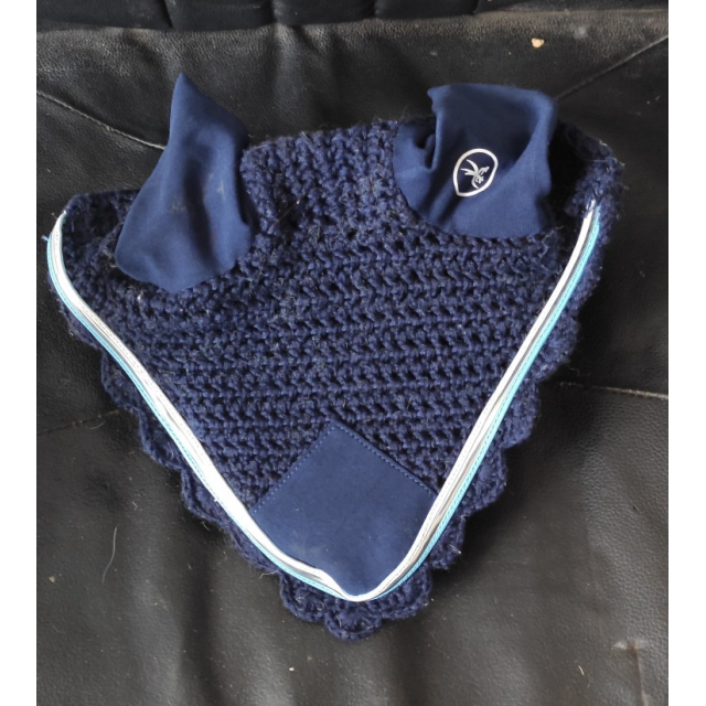 Ensemble tapis+bonnet equiteme bleu