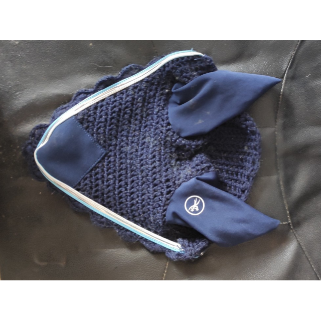 Ensemble tapis+bonnet equiteme bleu