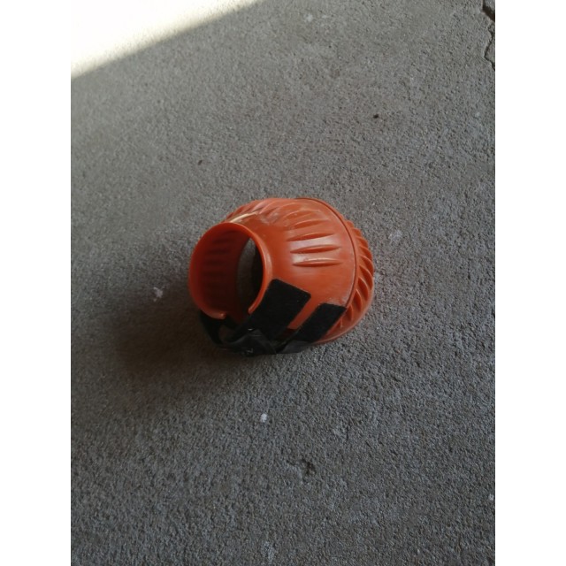 Paire de cloches orange taille M