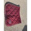 Tapis bordeaux dressage