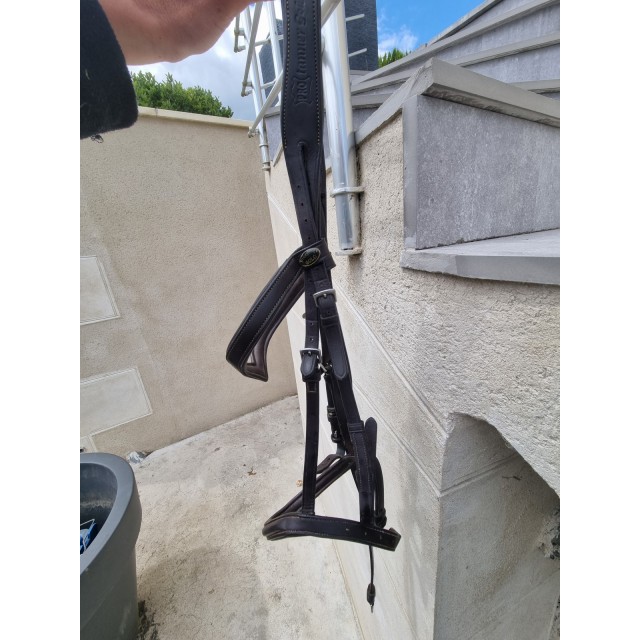Bridon cuir muserolle française