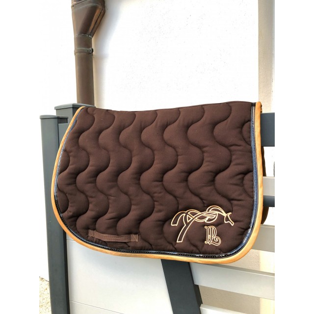 Tapis Pénélope Leprevost - Classique Point Sellier - Chocolat/Caramell