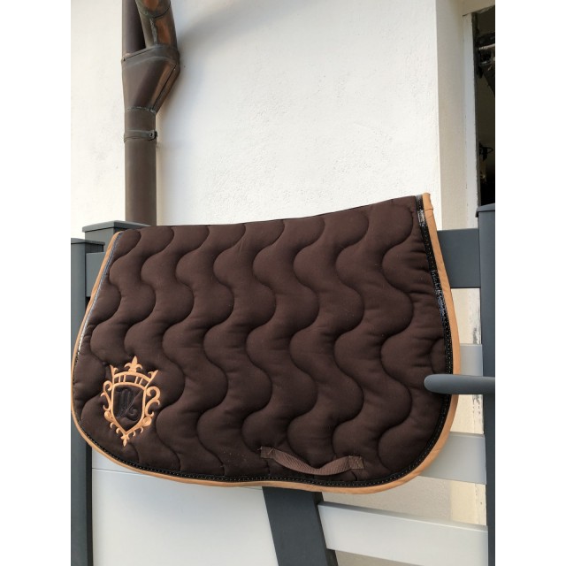 Tapis Pénélope Leprevost - Classique Point Sellier - Chocolat/Caramell