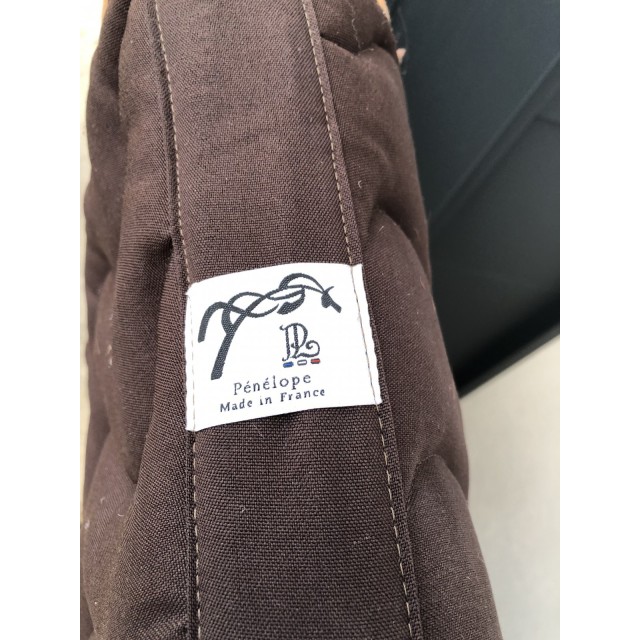 Tapis Pénélope Leprevost - Classique Point Sellier - Chocolat/Caramell