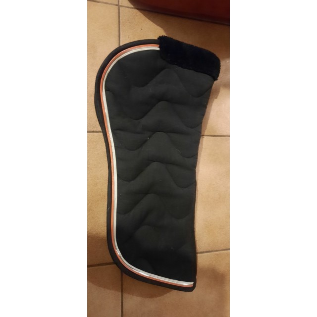 Amortisseur Equithème Jump noir liseret orange argenté