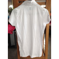 polo blanc manche courte