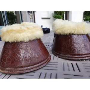 Cloches - Caldene - Imprimé crocodile marron + mouton - taille XL