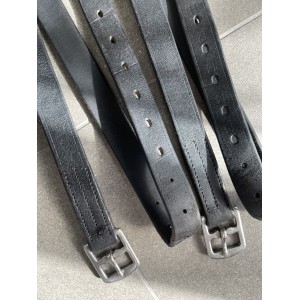 ÉTRIVIÈRES CUIR NOIR - CHETAK