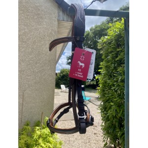 Filet en cuir marron