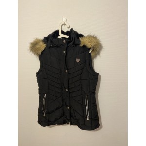 Doudoune sans manches noirs femme