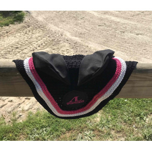 Bonnet Alexandra Ledermann Noir