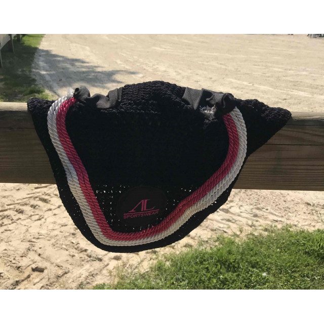 Bonnet Alexandra Ledermann Noir
