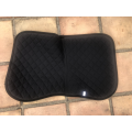 KENTUCKY HORSEWEAR - TAPIS DE SELLE BASIC VELVET JUMPING NOIR