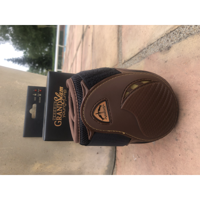 VEREDUS - PROTÈGE-BOULETS GRAND SLAM YOUNG JUMP MARRON - GOLD EDITION