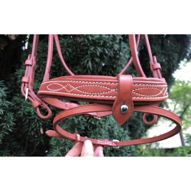 Bridon avec complément de muserolle