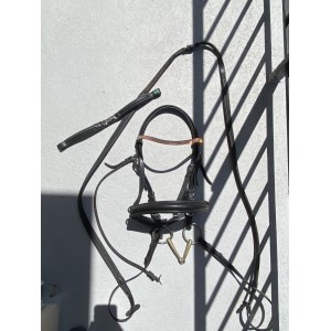 filet/bridé norton pro noir cob/cheval