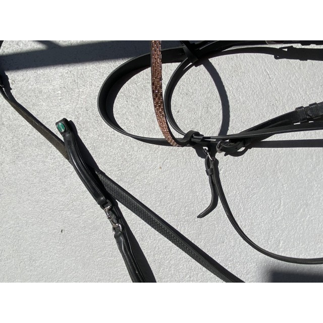 filet/bridé norton pro noir cob/cheval