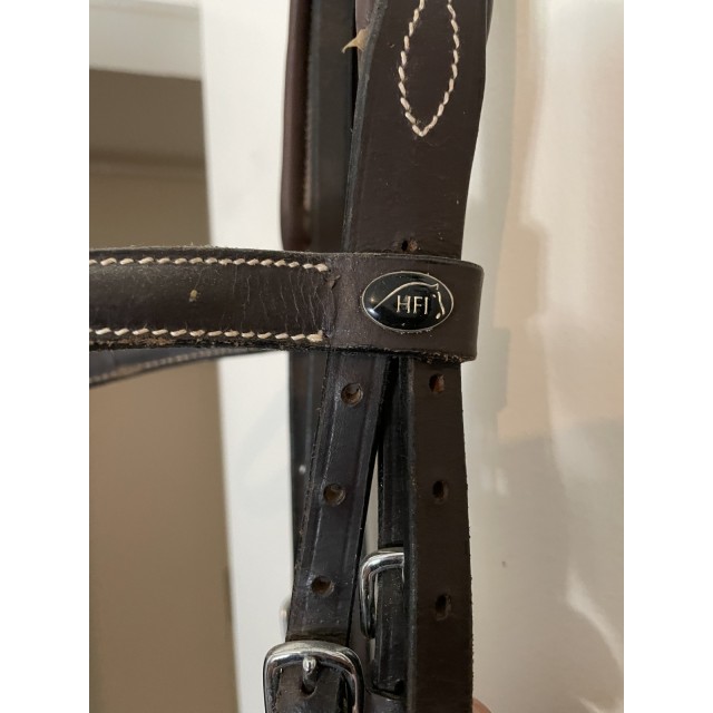 Filet HFI Muserolle croisée avec Strass