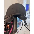 Selle dressage childeric 17.5 cuir neuve