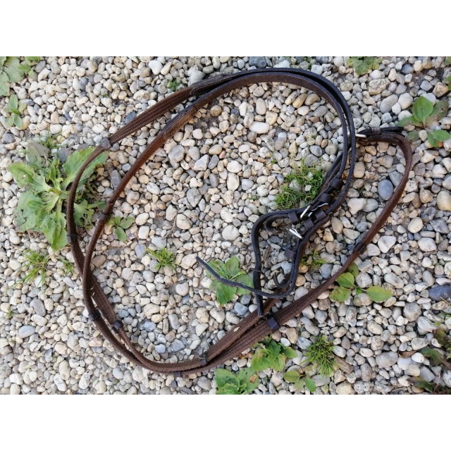 Rênes tissu marron