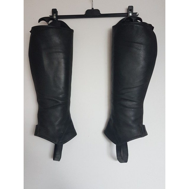 Chaps Fellini cuir noir