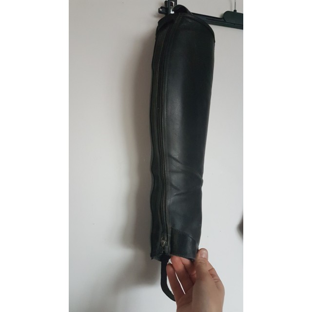 Chaps Fellini cuir noir