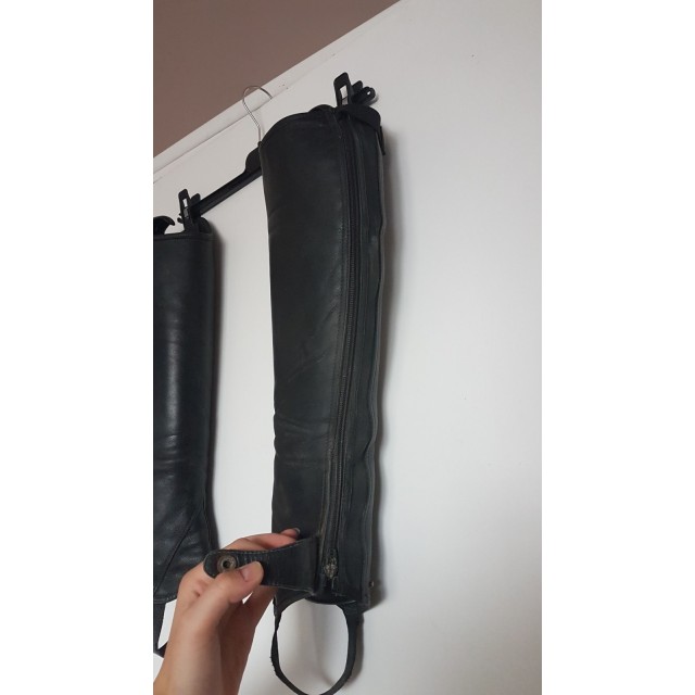 Chaps Fellini cuir noir