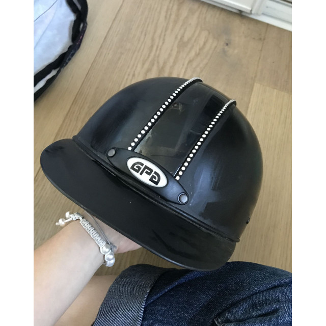 CASQUE GPA classique + strass et housse