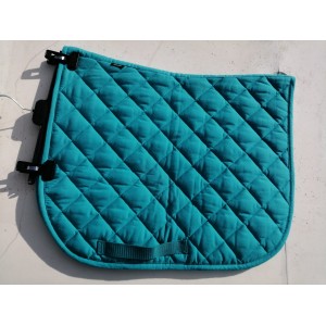 Tapis de selle FOUGANZA bleu canard neuf jamais utilisé