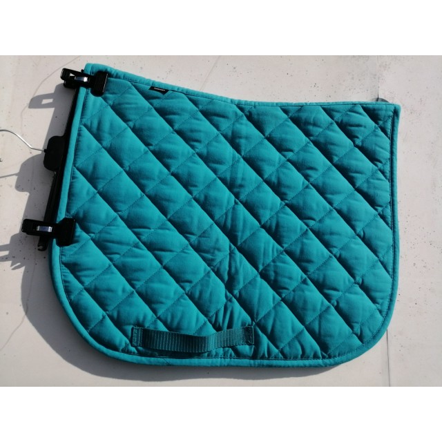 Tapis de selle FOUGANZA bleu canard neuf jamais utilisé