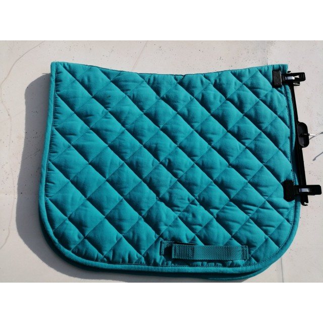 Tapis de selle FOUGANZA bleu canard neuf jamais utilisé