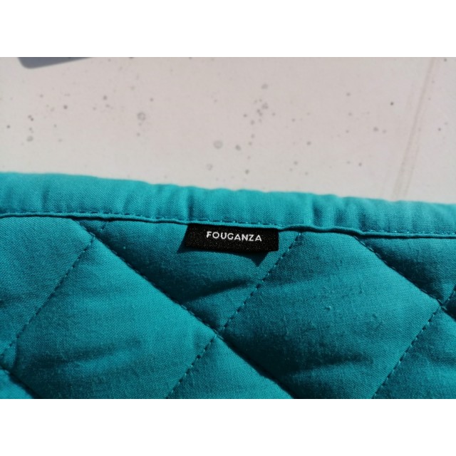 Tapis de selle FOUGANZA bleu canard neuf jamais utilisé