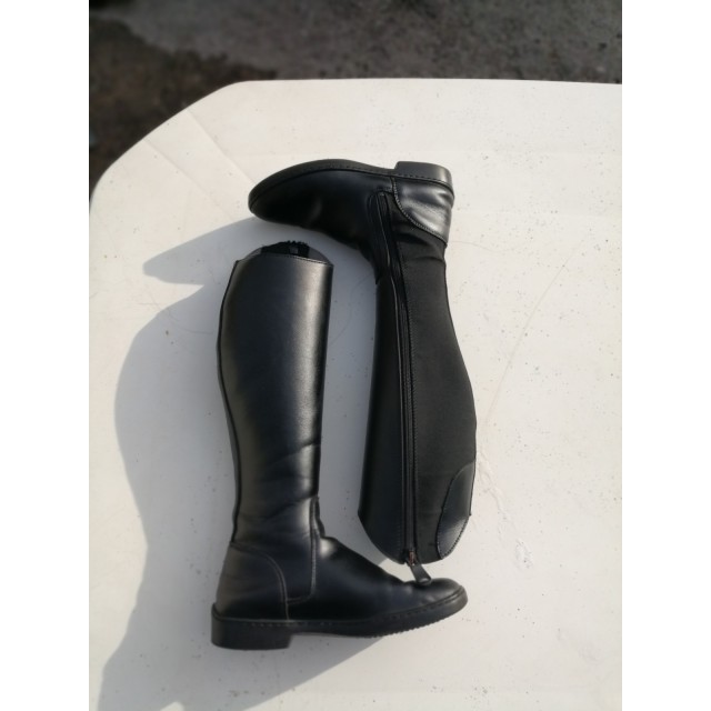 Botte en cuir haute (Fouganza) utilisé 2 ou 3 fois