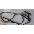 Rênes sangle et cuir noires