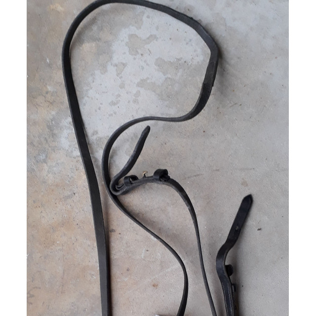 Rênes de bride cuir marron