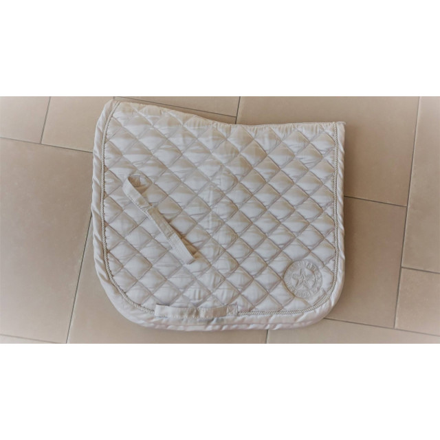 Tapis dressage Harry's Horse, blanc satin, taille full