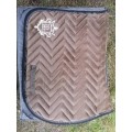 Tapis Pénélope velour marron