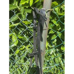 Filet cuir noir cheval