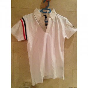 Polo de concours blanc Kingsland