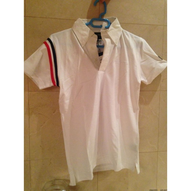Polo de concours blanc Kingsland