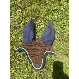 bonnet HKM marron et bleu marine