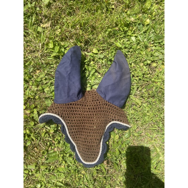 bonnet HKM marron et bleu marine