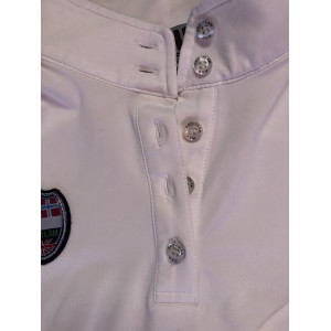 Polo de concours blanc HKM